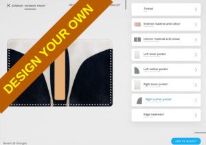 Design your dream bi-fold wallet