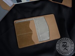 Poppy RFID protected passport wallet in Brown colour