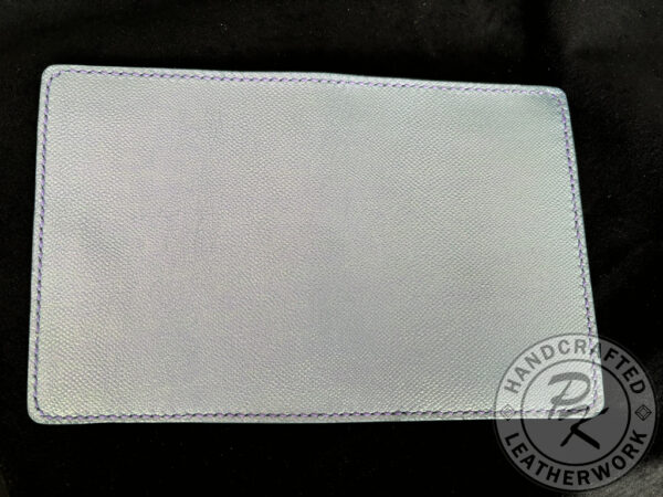 Poppy RFID protected passport wallet in Rainbow Blue colour - Image 3